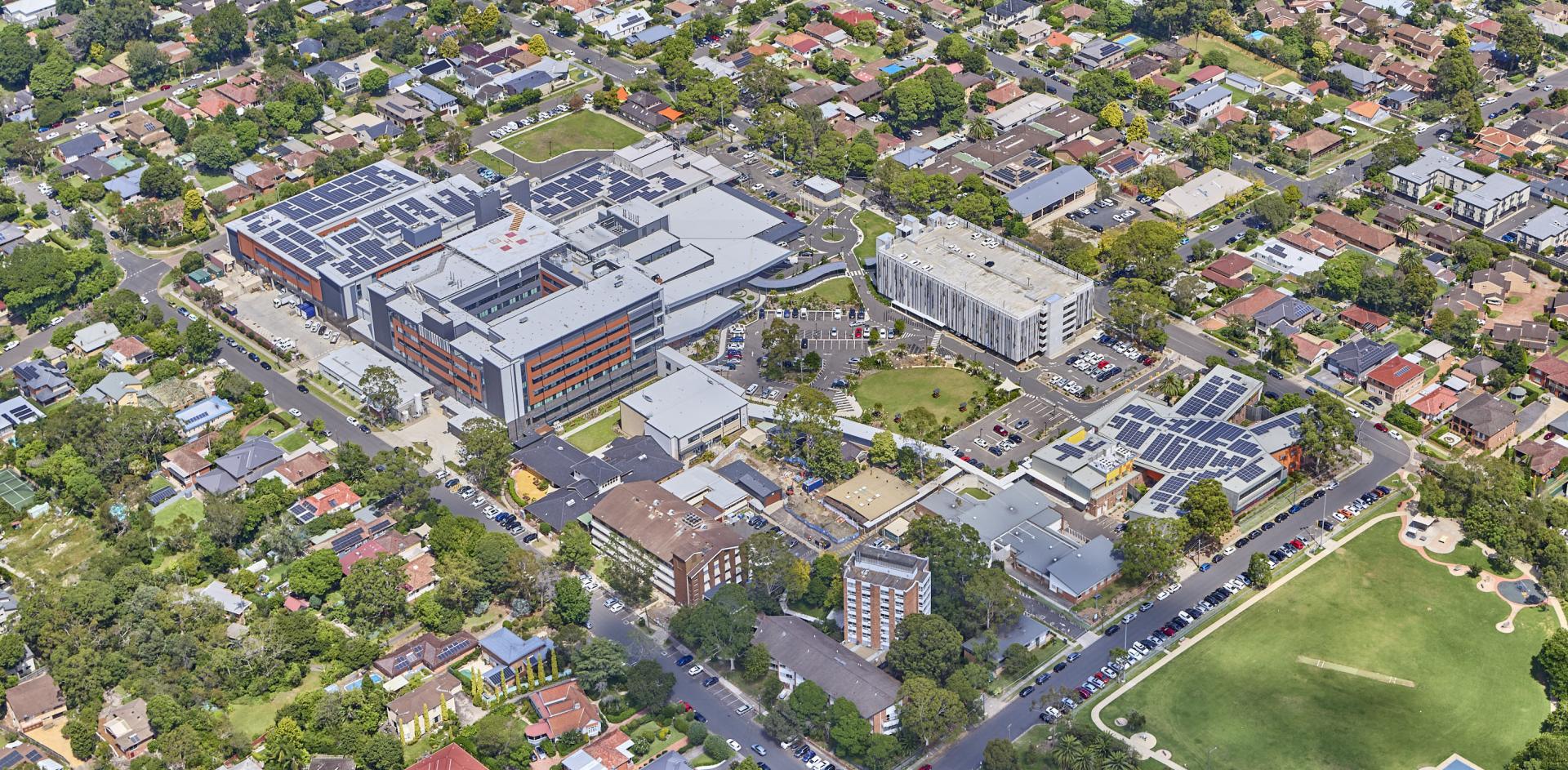 Hornsby area birds eye view