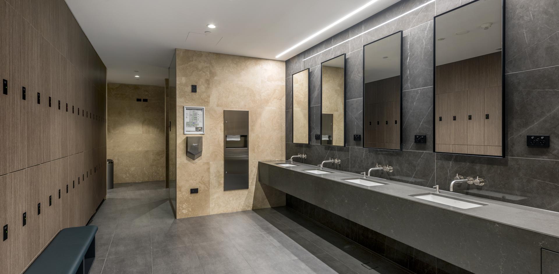 Modern bathroom facilities