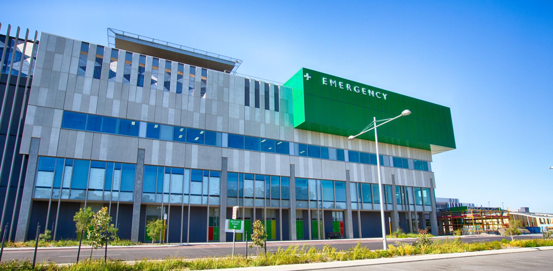 Fiona Stanley Hospital front exterior