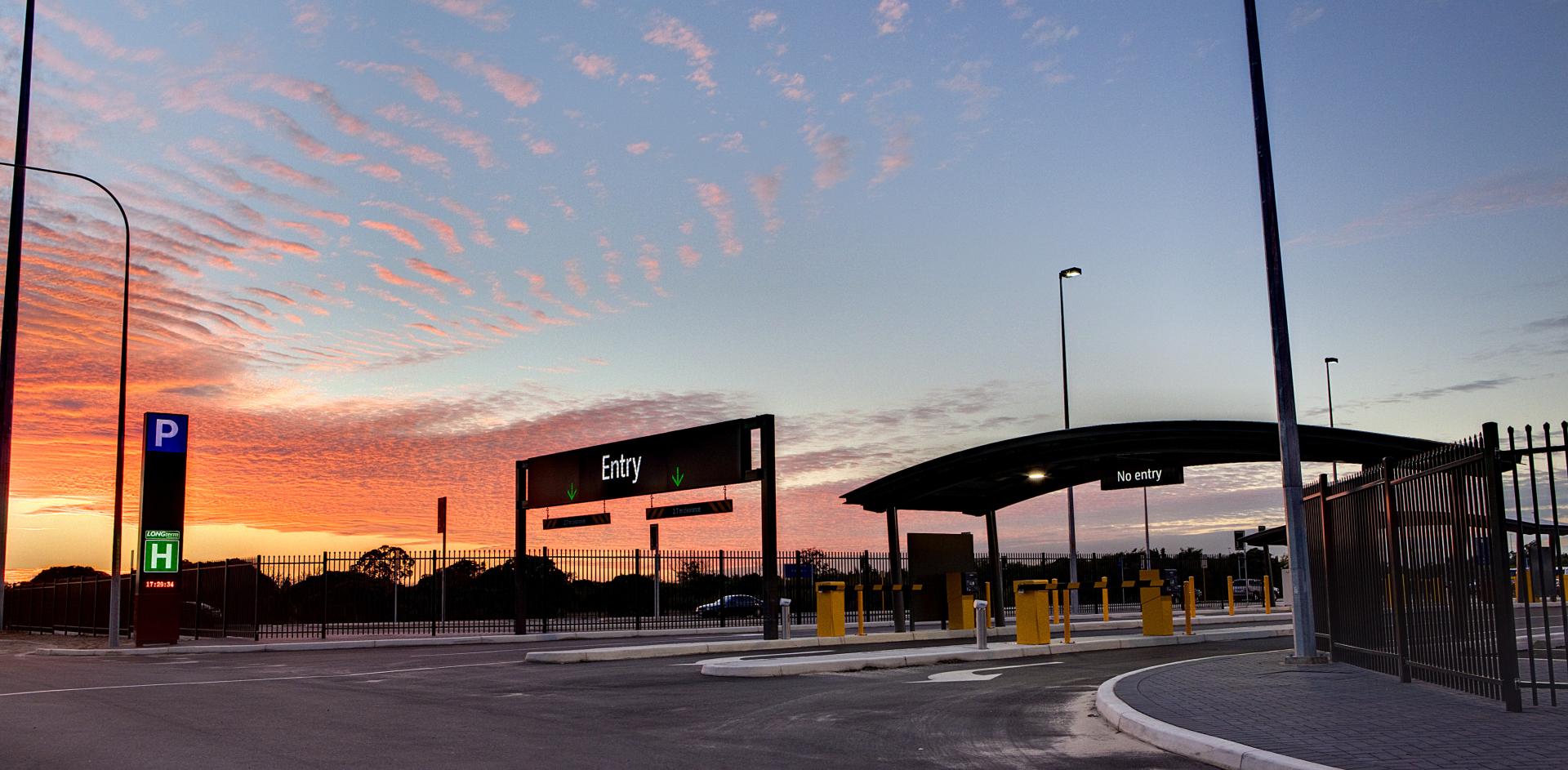 Perth Airport entry