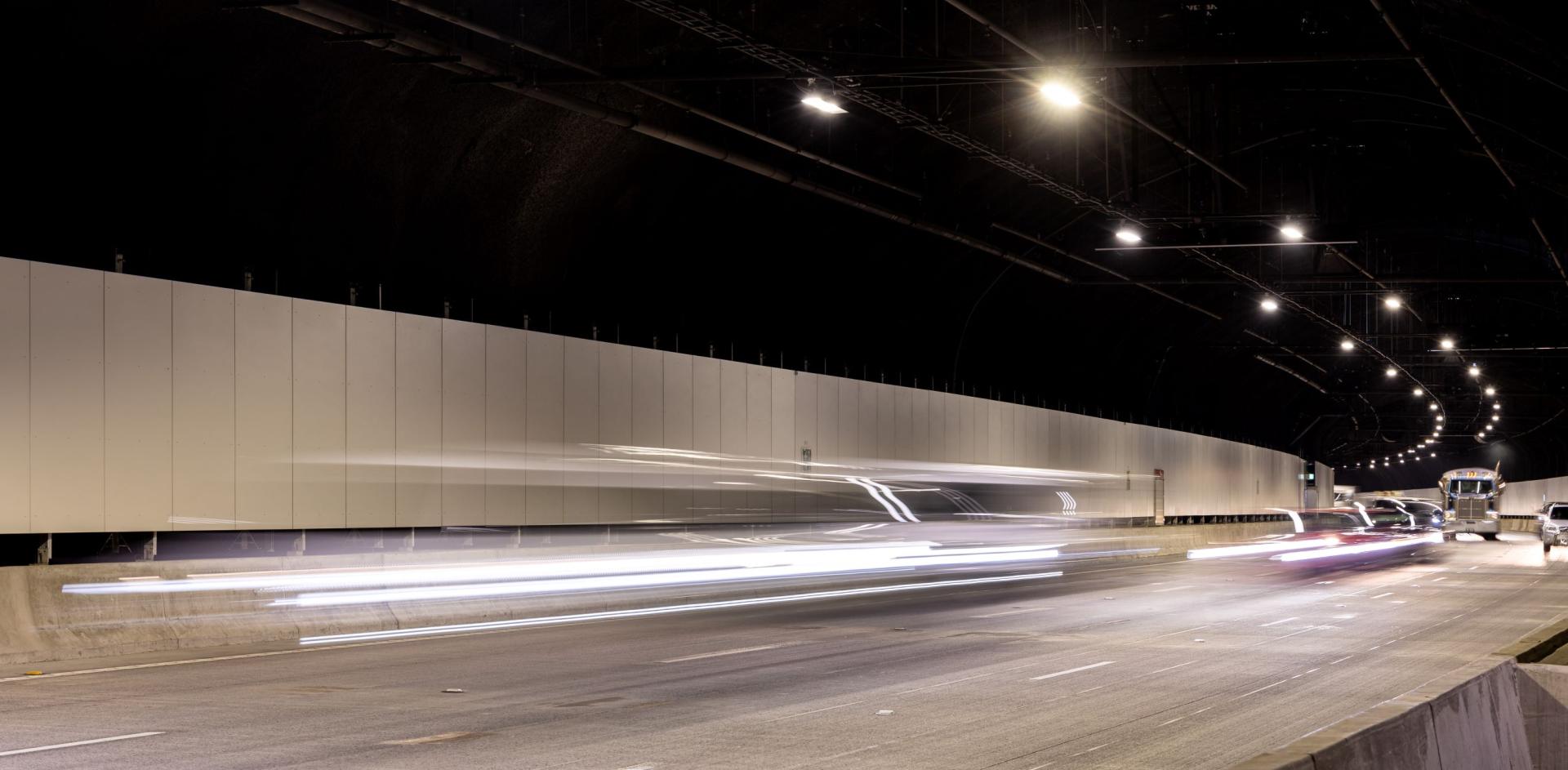 WestConnex tunnel inside