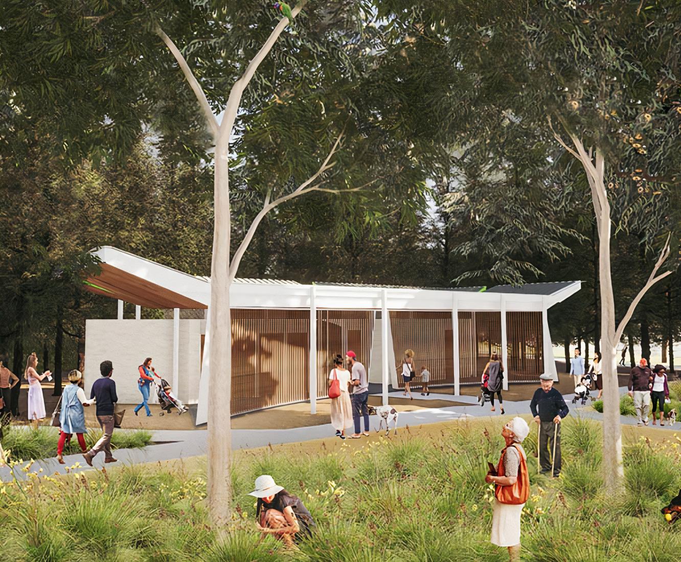 Callan Park pavilion artist's render