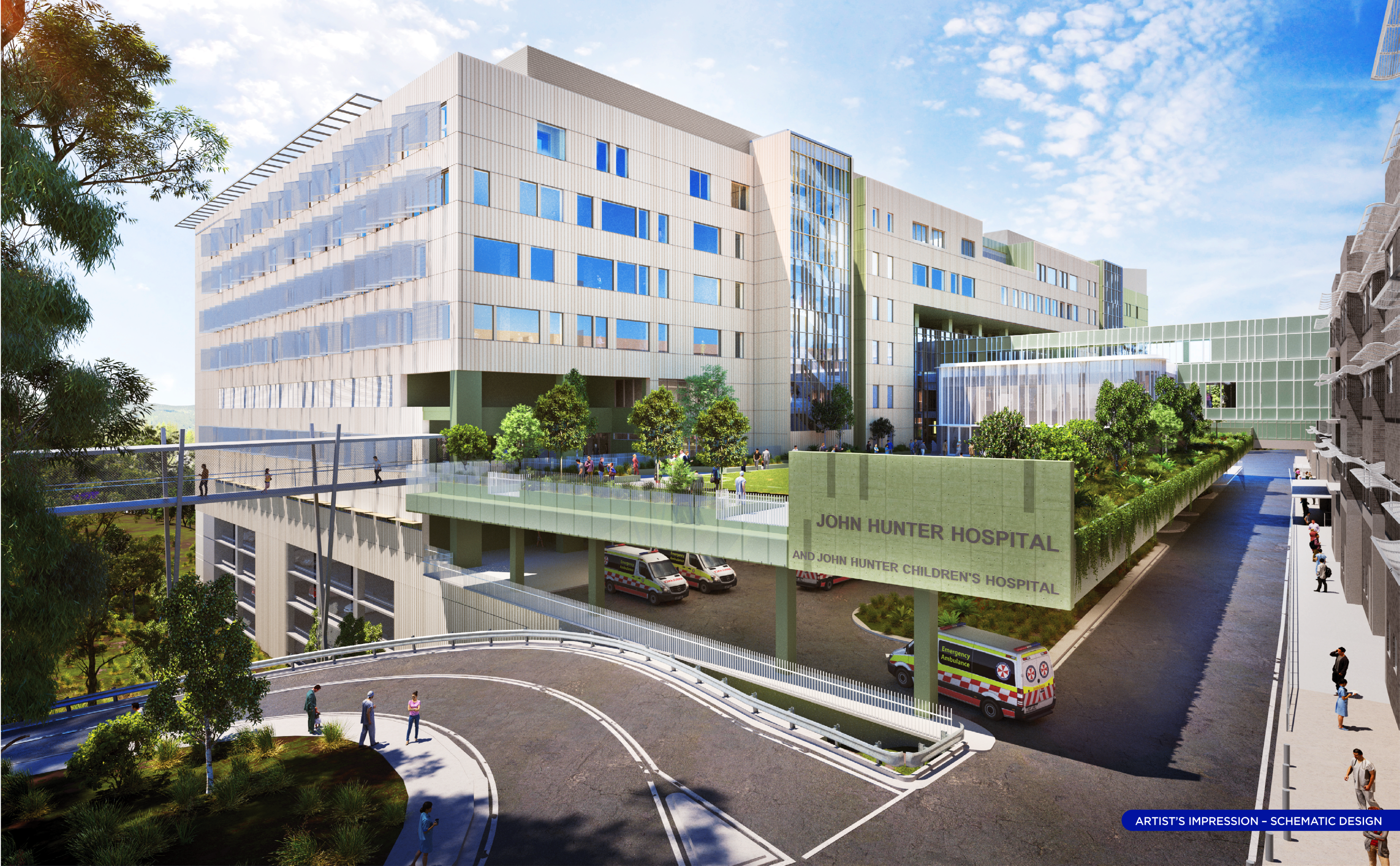 John Hunter Hospital artist's impression